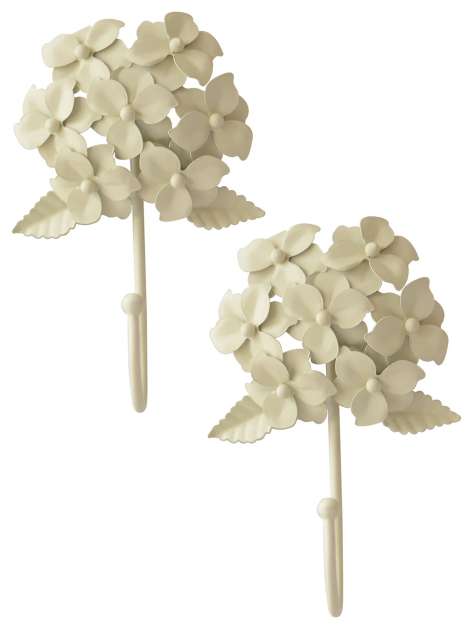 Laura Ashley Hydrangea Hooks in Cream