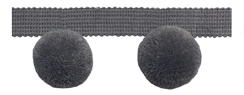Jones Hygge Large Pom Pom Fringe, Silver