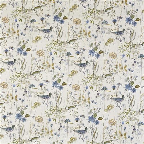 Prestigious Abbey Gardens Wetlands Saxon Blue Fabric