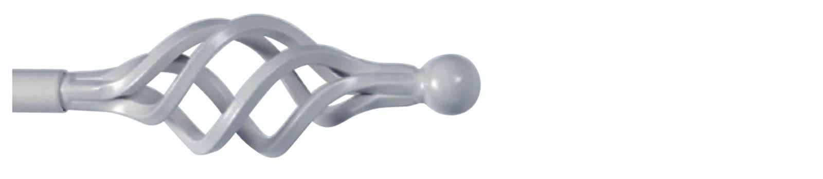 Cameron Fuller 19mm Metal Curtain Pole Nimbus Basket