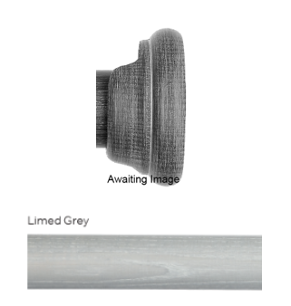 Byron Delano 35mm 45mm Pole Recess Bracket Limed Grey