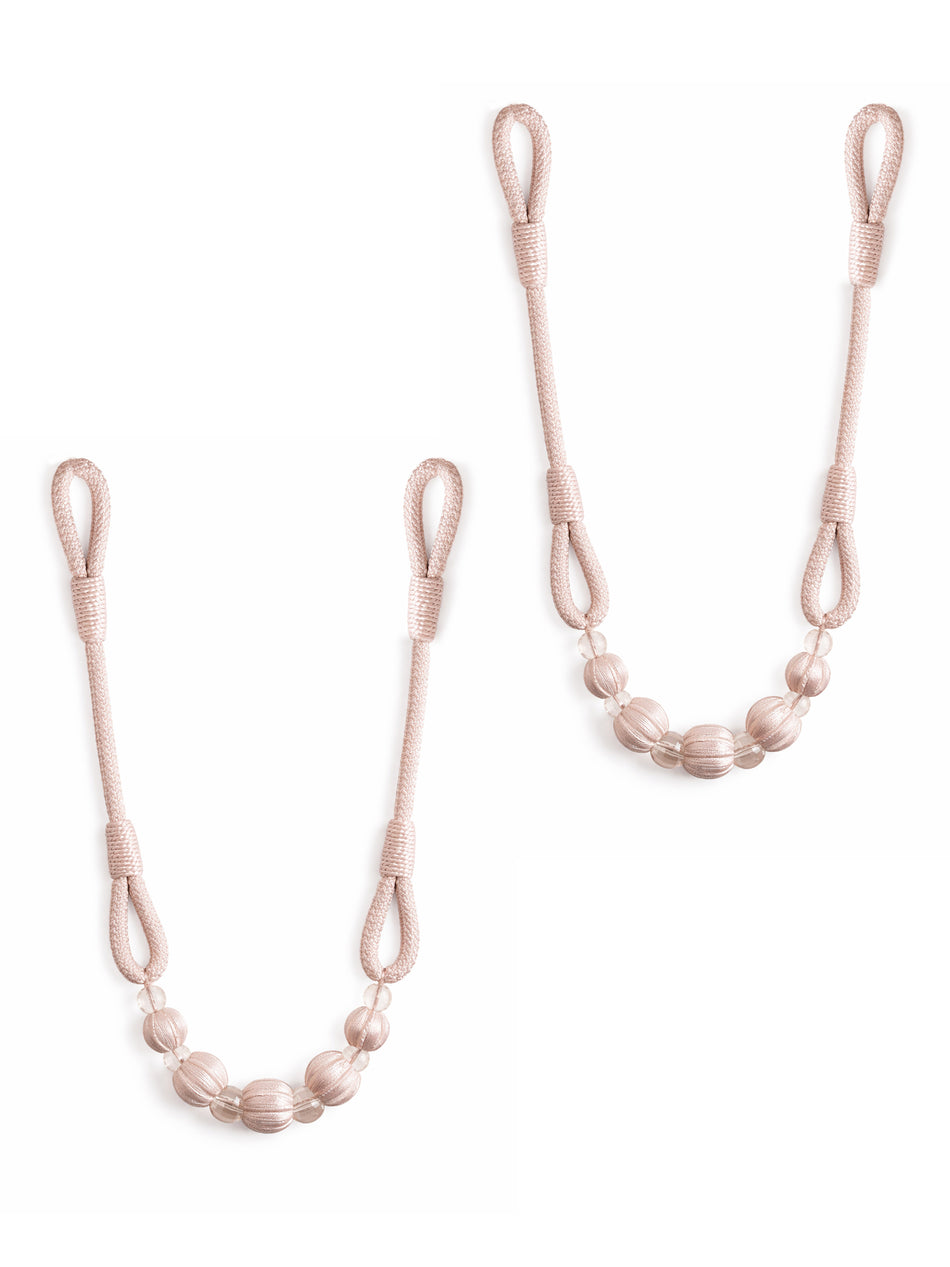 Laura Ashley Marrion Tiebacks in Chalk Pink