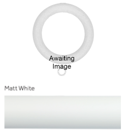 Byron Chalfont 35mm 45mm Curtain Rings Matt White