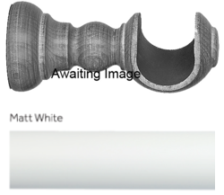 Byron Chalfont 35mm 45mm Pole Cup Bracket Matt White