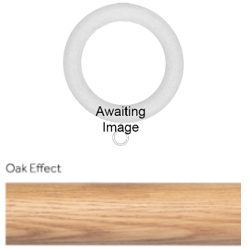 Byron Chalfont 35mm 45mm Curtain Rings Oak effect