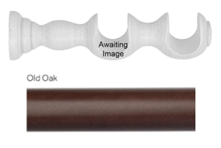 Byron Chalfont 35mm 45mm Pole Double Bracket Old Oak