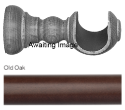 Byron Chalfont 35mm 45mm Pole Cup Bracket Old Oak