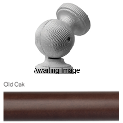 Byron Chalfont 35mm 45mm Pole Elbow Bracket Old Oak