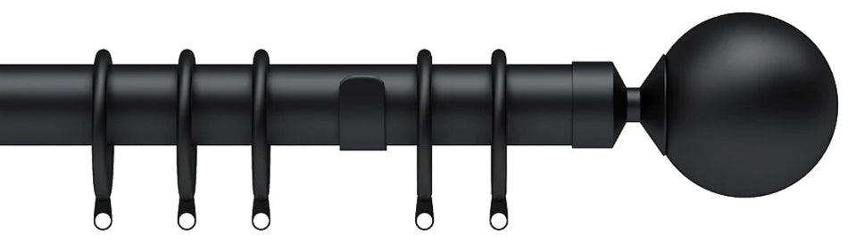 Speedy Poles Apart 28mm Pole Standard, Black, Sphere