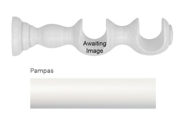 Byron Delano 35mm 45mm Pole Double Bracket Pampas