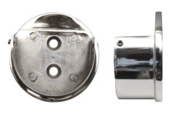 Renaissance Spectrum 50mm Curtain Pole Recess Bracket, Polished Silver
