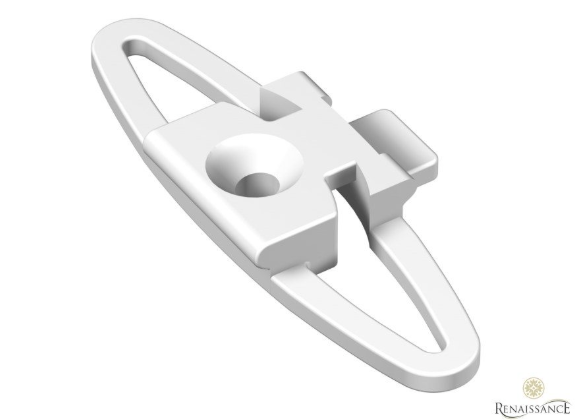 Renaissance Silent Glide Plastic Ceiling Fix Bracket