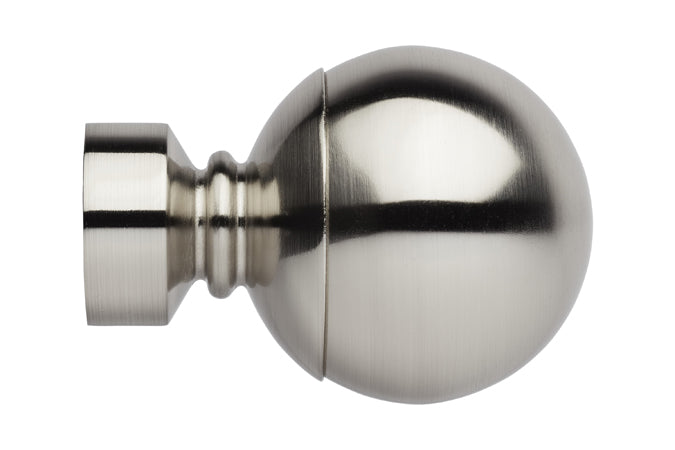 Neo 28mm Ball Finial Only, Stainless Steel