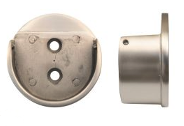Renaissance Accents 35mm Curtain Pole Recess Bracket, Titanium