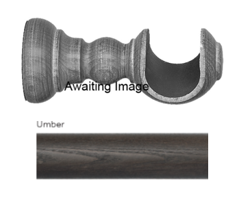 Byron Delano 35mm 45mm Pole Cup Bracket Umber