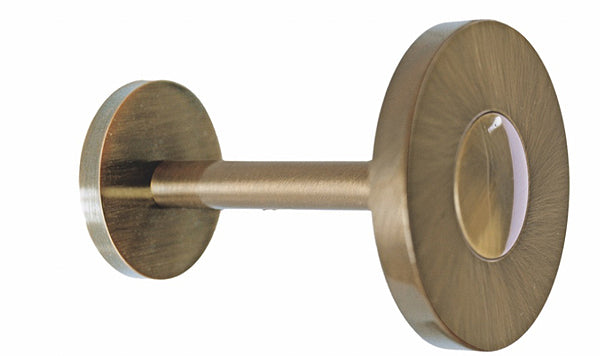Jones Strand Curtain Holdback, Burnished Brass