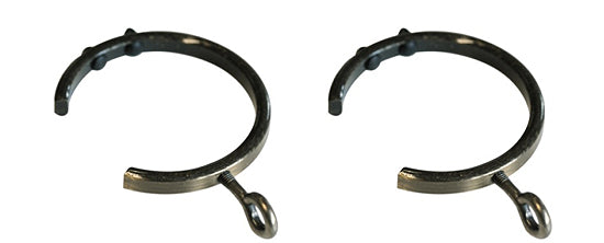 Jones Strand 35mm Pole Passing Rings, Burnished Brass