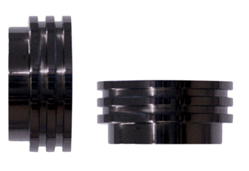 Jones Strand 35mm Pole Finial Only Black Nickel, End Stopper