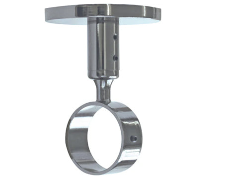 Jones Strand 35mm Pole Ceiling Bracket, Matt Nickel