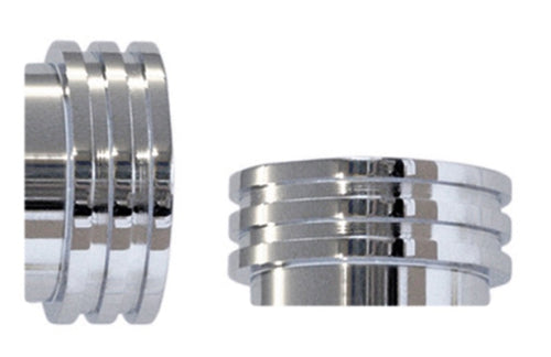 Jones Strand 35mm Pole Finial Only Chrome, End Stopper