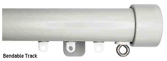 Cameron Fuller System Round38 Bendable Curtain Track Endcap Oyster