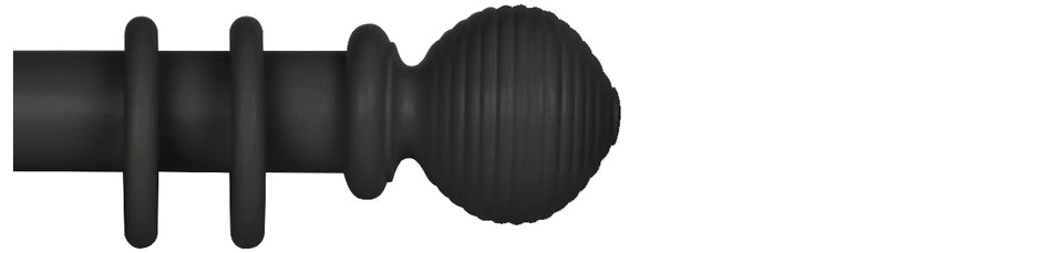Cameron Fuller 50mm Pole Matt Black Beehive