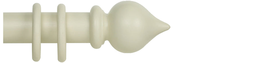 Cameron Fuller 63mm Pole Ivory Peardrop