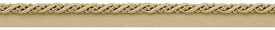 Hallis Antoinette 10mm Flanged Cord Trimming Gold