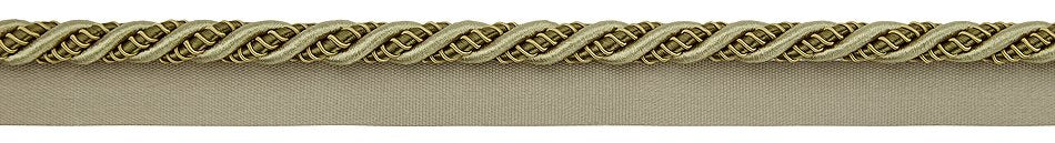 Hallis Antoinette 10mm Flanged Cord Trimming Olive