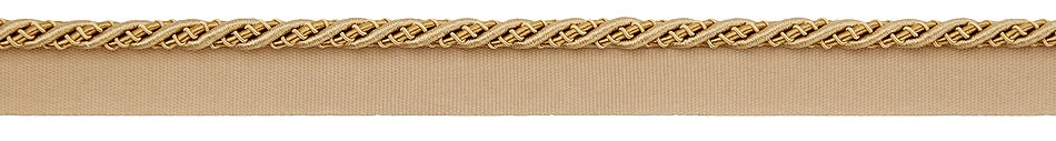 Hallis Antoinette 5mm Flanged Cord Trimming Gold