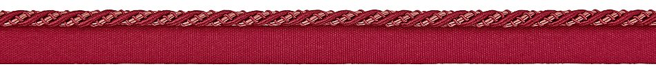 Hallis Antoinette 5mm Flanged Cord Trimming Rouge