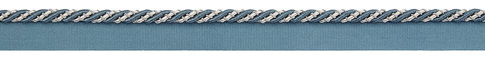 Hallis Antoinette 5mm Flanged Cord Trimming Slate Blue