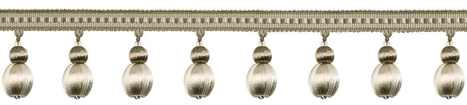 Hallis Antoinette Ball Fringe Trimming Bisque