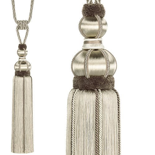 Hallis Antoinette Rope Tieback Bisque