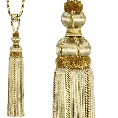 Hallis Antoinette Rope Tieback Gold