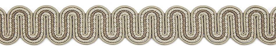 Hallis Antoinette Serpentine Scroll Braid Trimming Bisque