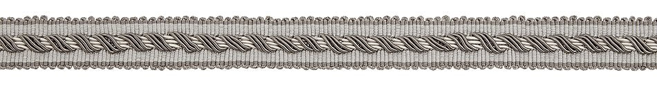 Hallis Antoinette Woven Detail Braid Trimming Silver