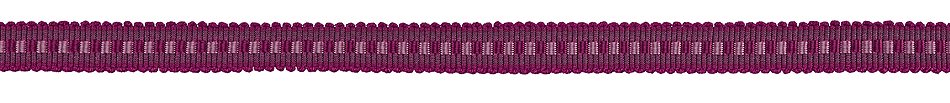 Hallis Antoinette Woven Narrow Braid Trimming Mulberry