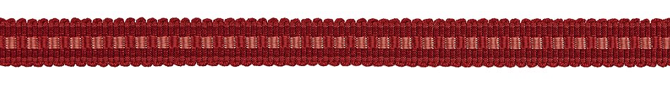 Hallis Antoinette Woven Narrow Braid Trimming Rouge