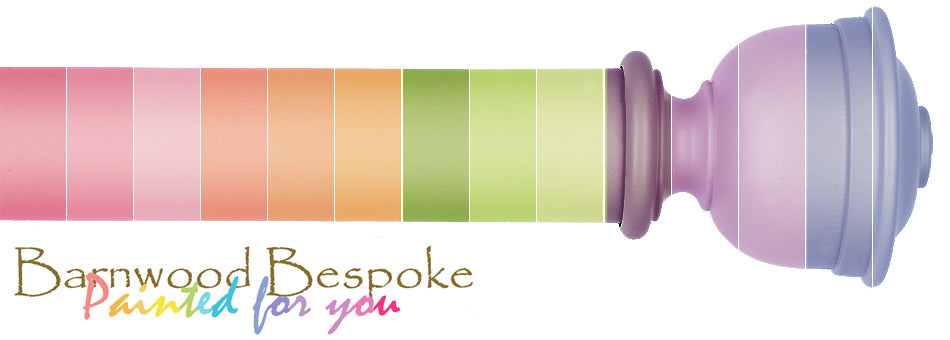 Byron Barnwood Bespoke Painted 35mm, 45mm, 55mm Poles