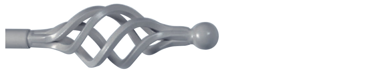 Cameron Fuller 19mm Curtain Pole Slate Cage – Just Poles