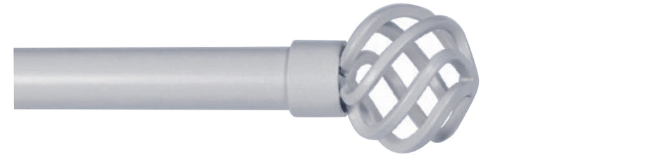 Cameron Fuller 32mm Metal Curtain Pole Nimbus Basket