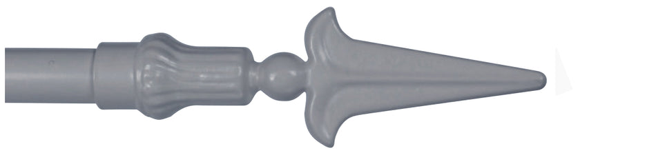 Cameron Fuller 32mm Metal Curtain Pole Slate Spear