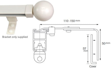 Cameron Fuller System 30 Heavy Duty Adjustable Brackets 110mm - 150mm