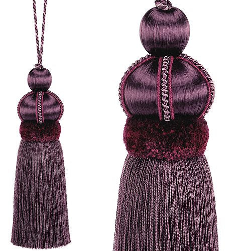 Hallis Antoinette Key Tassel Mulberry