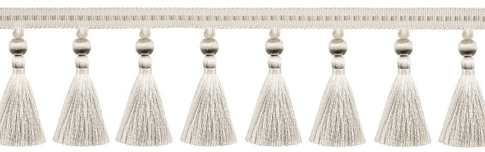 Hallis Antoinette Tassel Fringe Trimming Ivory