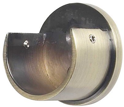 Galleria 50mm Curtain Pole Recess Bracket Burnished Brass