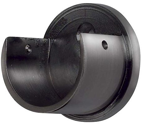 Galleria 50mm Curtain Pole Recess Bracket Black Nickel