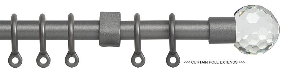 Speedy 13mm-16mm Extendable Pole Silver, Acrylic Ball