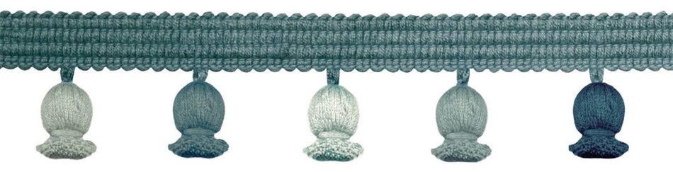Jones Cipolla Bobble Trim, Aqua